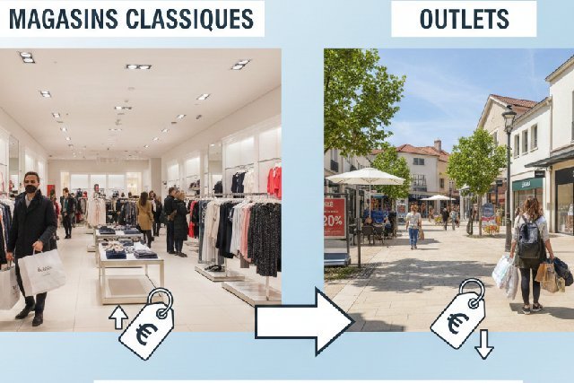 Outlets vs magasins