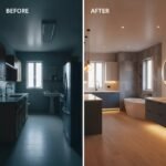 avant après rénovation maison