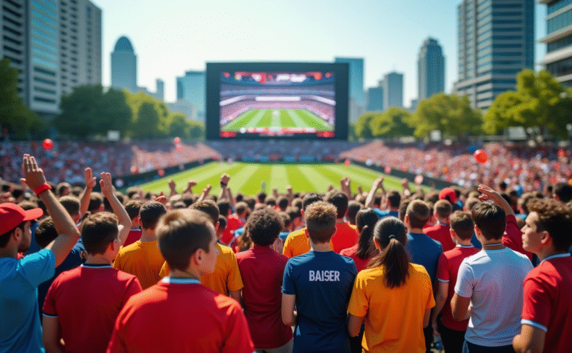 Matchs sur écran géant : le guide des fan zones du Mondial 2026 dans votre région